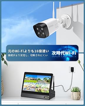 Amazon.co.jp: OHWOAI-JP(メーカー直営店): ワイヤレス防犯カメラセット